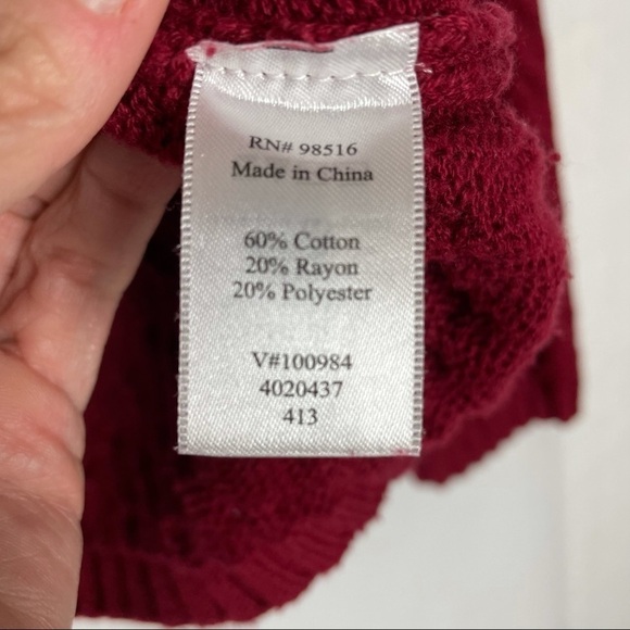 Coldwater Creek Cable Knit Turtleneck Sweater - Picture 6 of 6